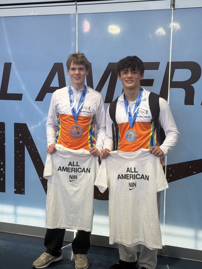 Pole Vault Carolina athletes Ben Altenburg and James Witt earn All American status at 2026 Nike INdoor Nationals